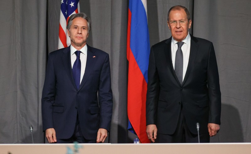 Blinken  i Lavrov, 2.12.2021. (izvor: rusko ministarstvo vanjskih poslova)
