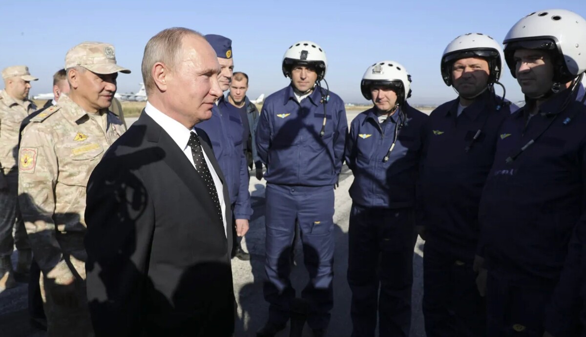 Putin u bazi Hmeimim, fotografija iz 2017.