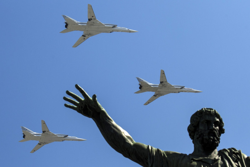 Tu-22M3 bombarderi za vrijeme obilježavanja ruskog Dana pobjede, fotografija iz 2016. godine (izvor: AP Photo/Guliver Image)