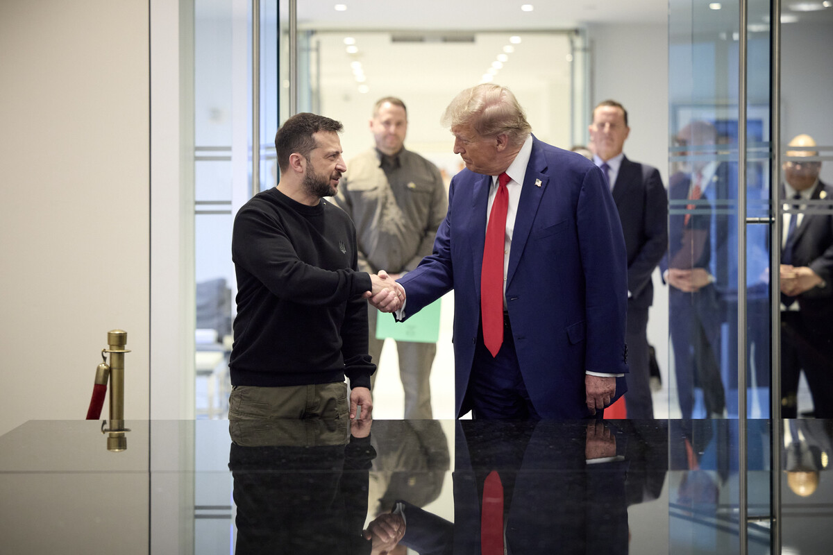 Volodimir Zelenski i Donald Trump, sastanak u rujnu 2024.