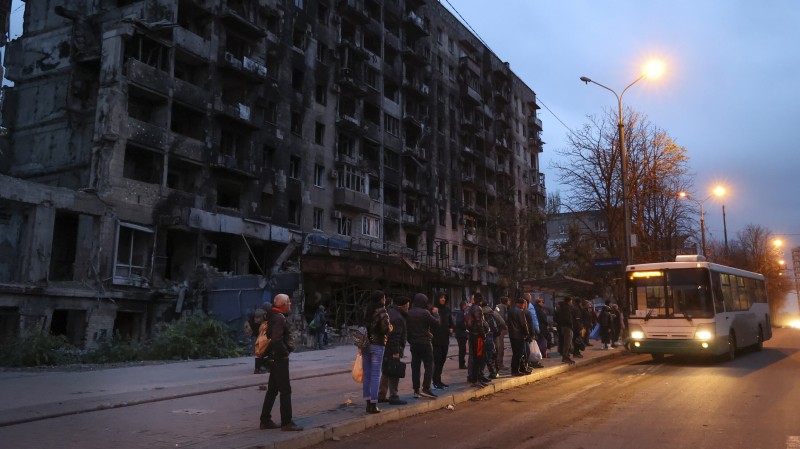 Scena iz Mariupolja, 4. studenog 2022. (izvor: AP Photo/Alexei Alexandrov/Guliver Image)