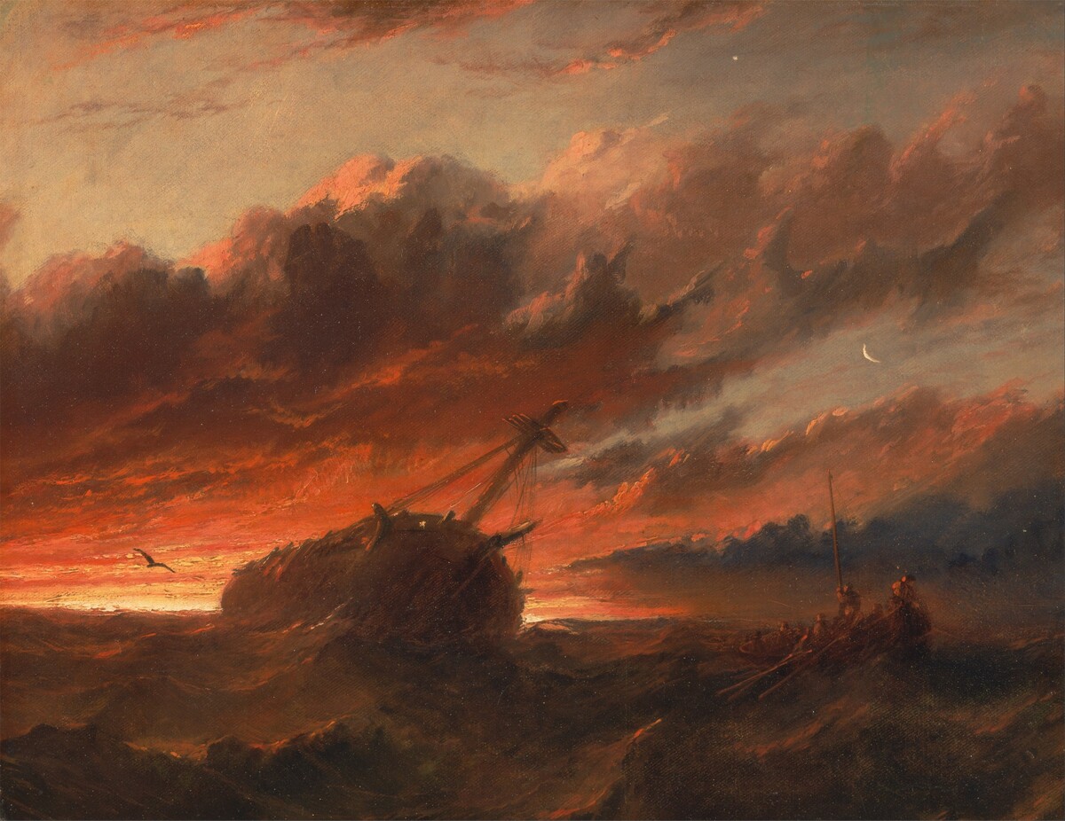 \"Brodolom\", Francis Danby, oko 1850. (javna domena) 