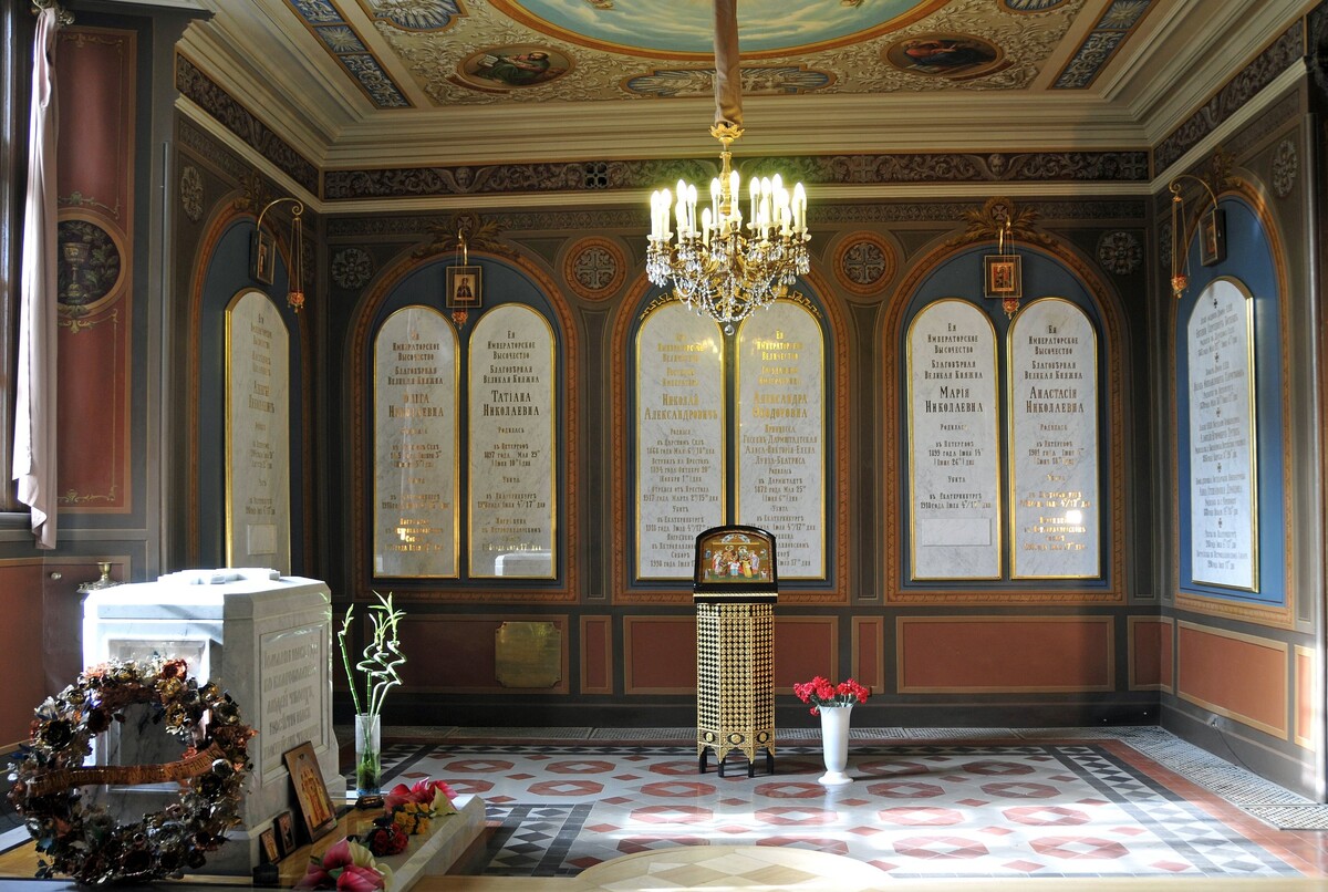 The final resting places of the Romanov family