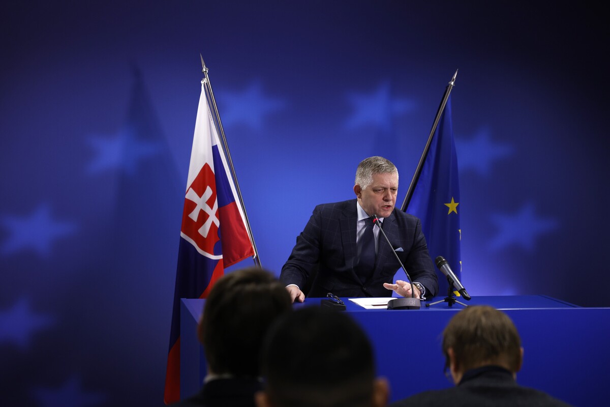 Robert Fico u Bruxellesu, 19. prosinca 2024. (izvor: AP Photo/Omar Havana/Guliver Image)