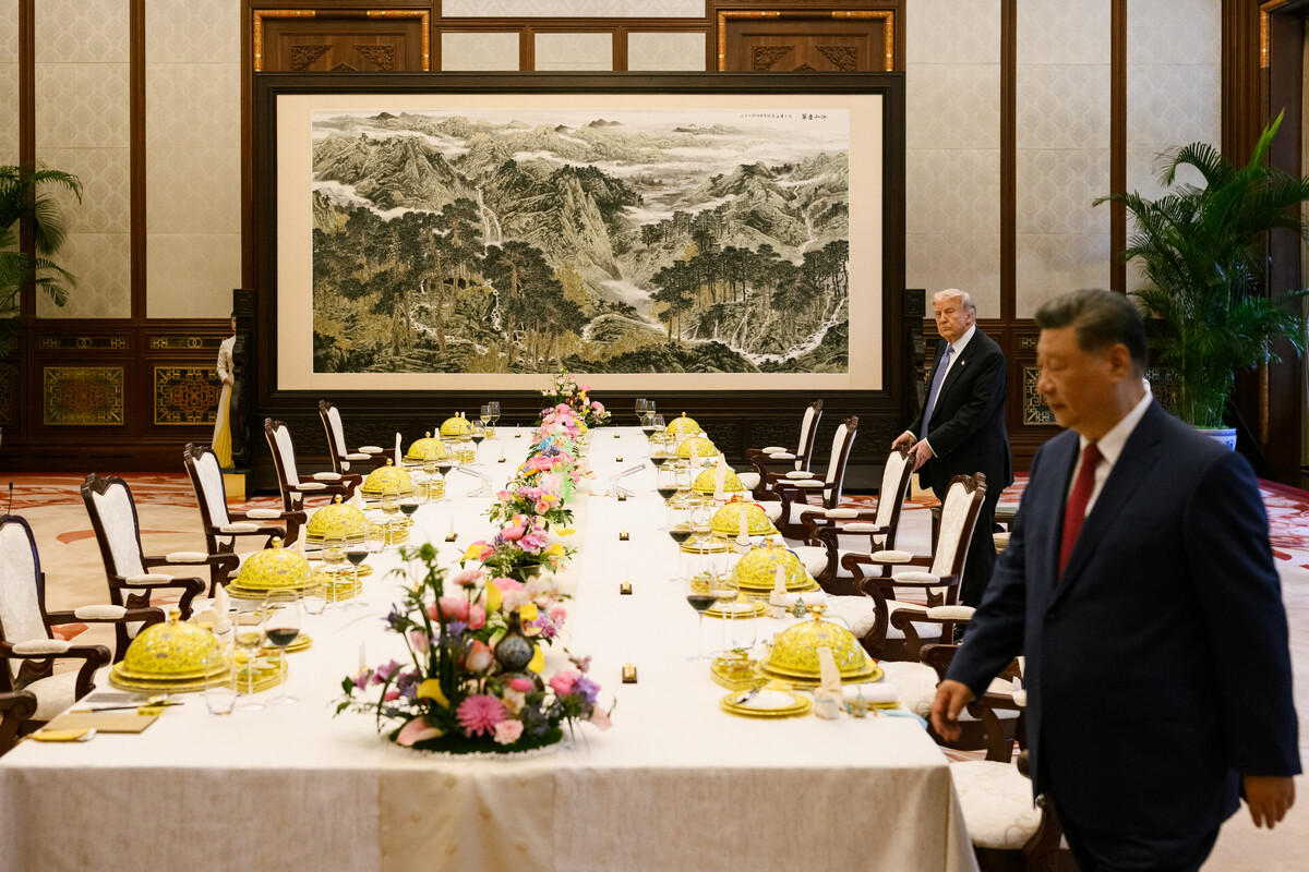Trump with Xi