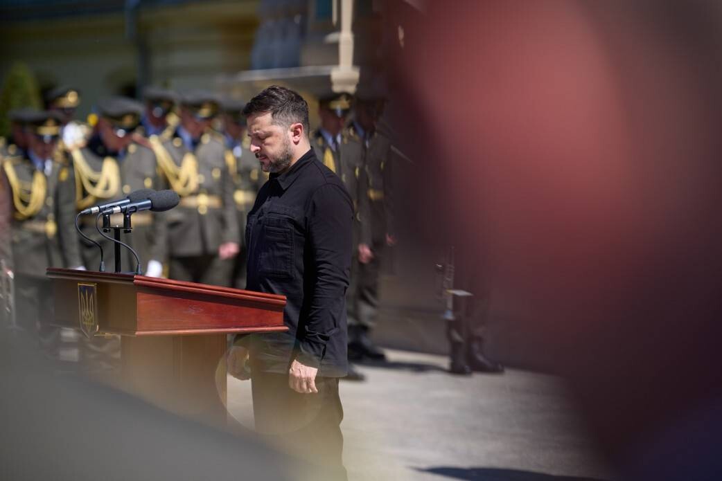 Ukrainian President Volodymyr Zelenskyy presents state awards Ukrainian President Volodymyr Zelenskyy presents state awards to infantry soldiers during a ceremony held to mark Infantry Day in Kyiv, Ukraine, on May 7, 2026. Photo by PRESIDENT OF UKRAINE apaimages Ukraine Ukraine Ukraine 070526_Ukraine_UPO_003.jpeg Copyright: xapaimagesxPRESIDENTxOFxUKRAINExxapaimagesx