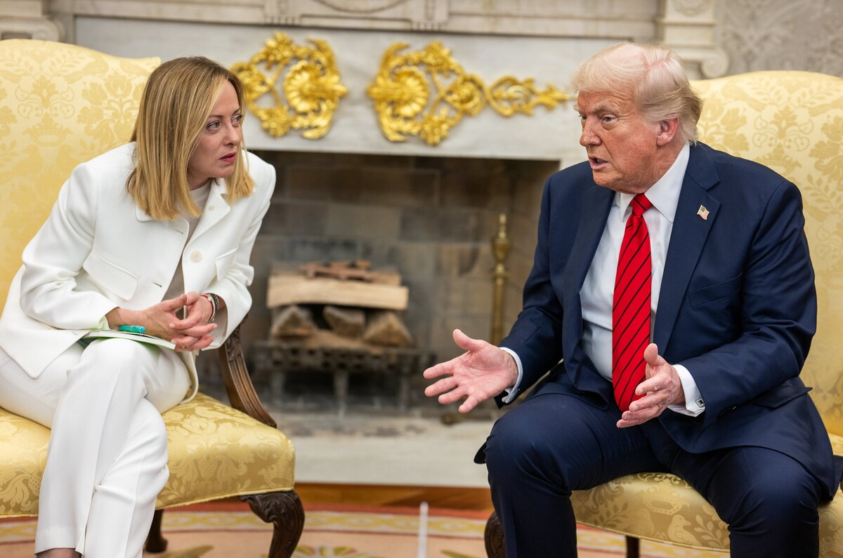 Meloni i Trump