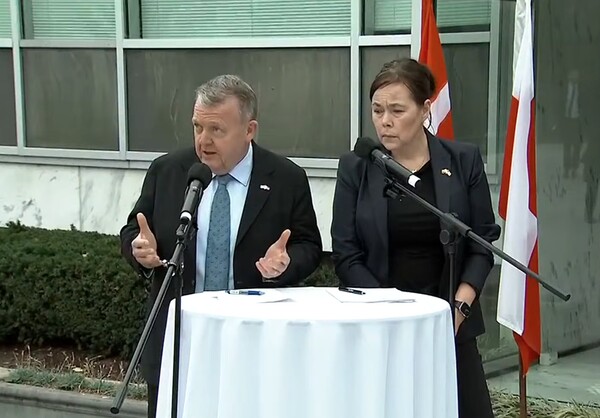 Lars Løkke Rasmussen i Vivian Motzfeldt