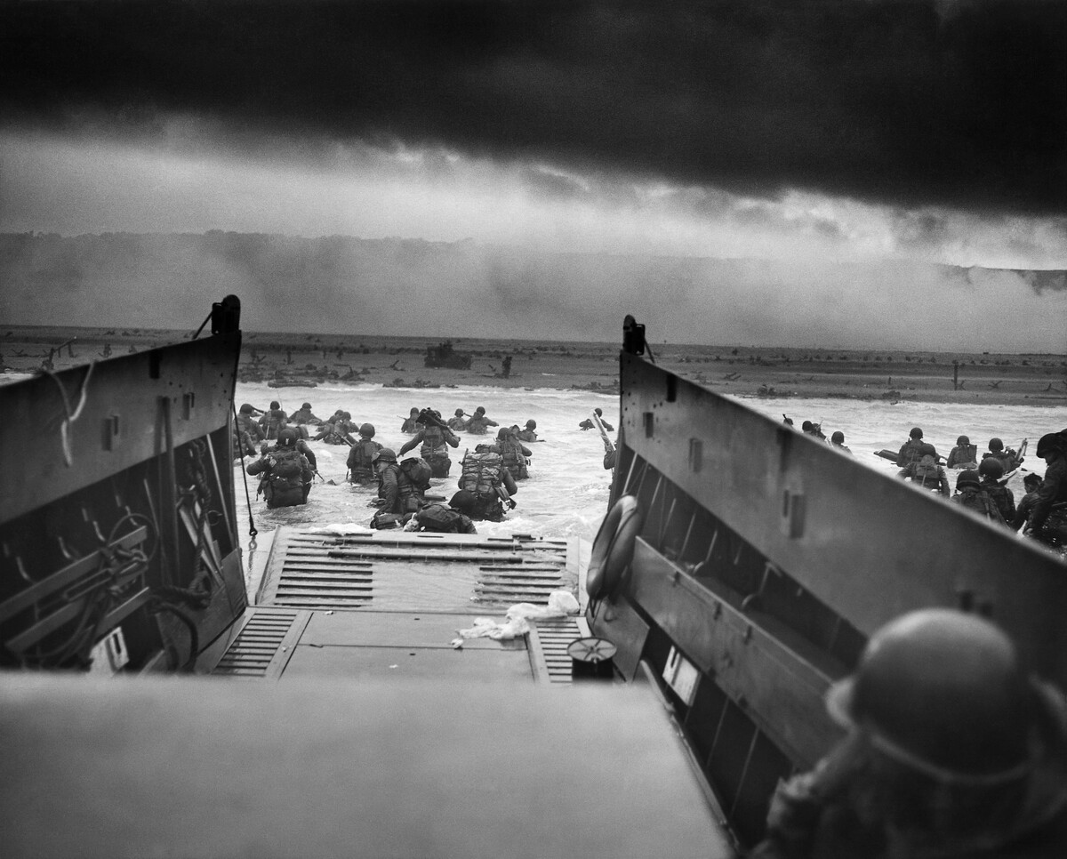 Iskrcavanje u Normandiji, 6.6.1944., 08:30 ujutro (izvor: američka vojska)