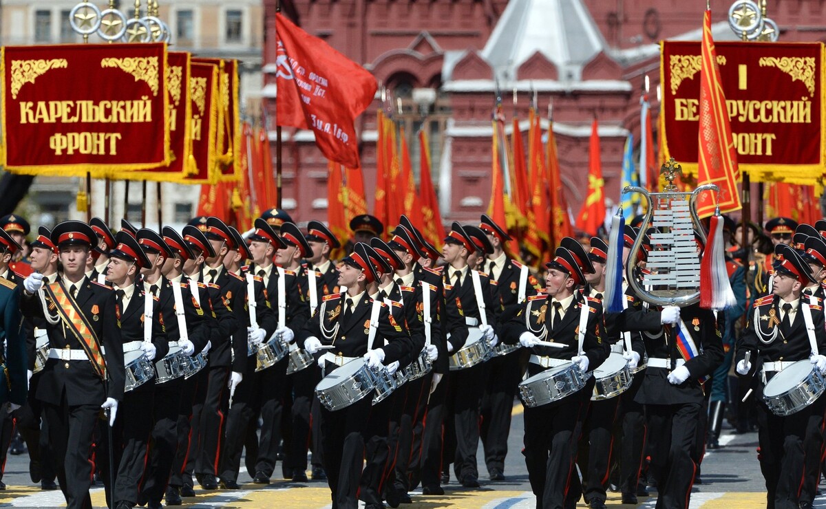 Parada na Crvenom trgu u Moskvi 2015.
