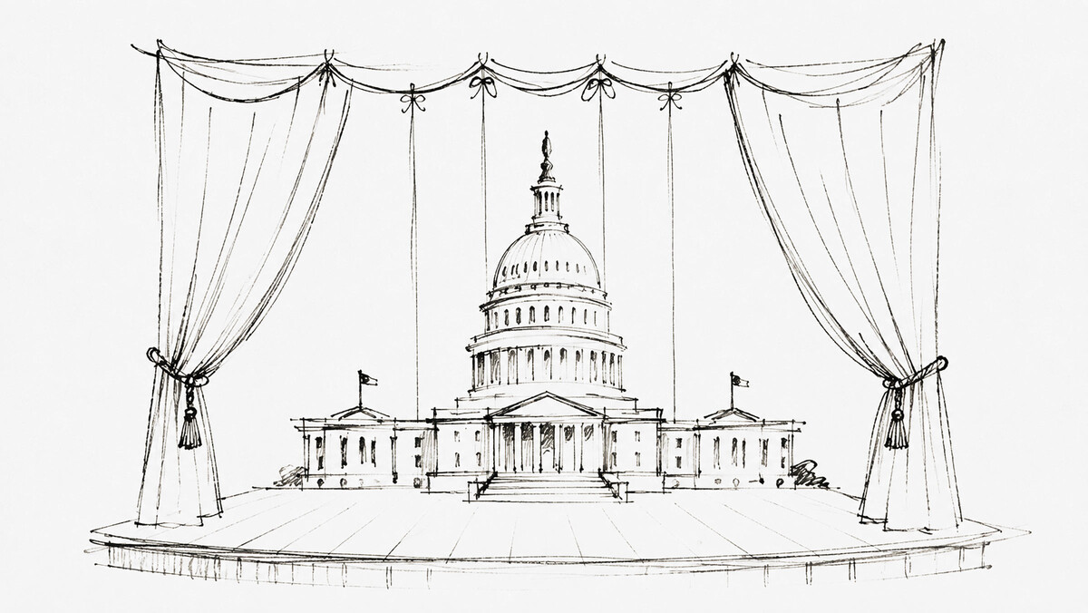 Američki kongresni teatar / ilustracija