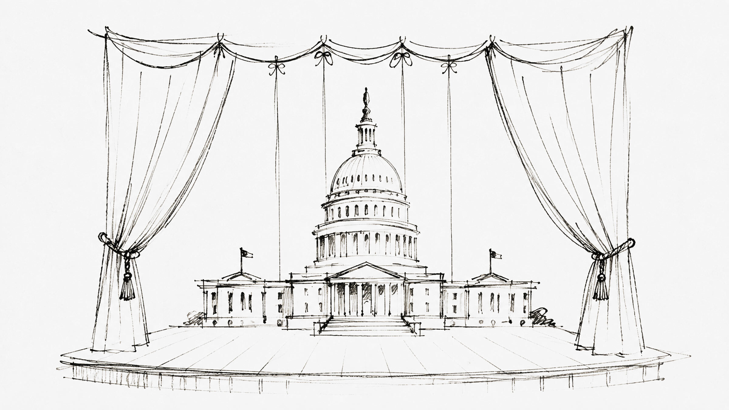 Američki kongresni teatar / ilustracija