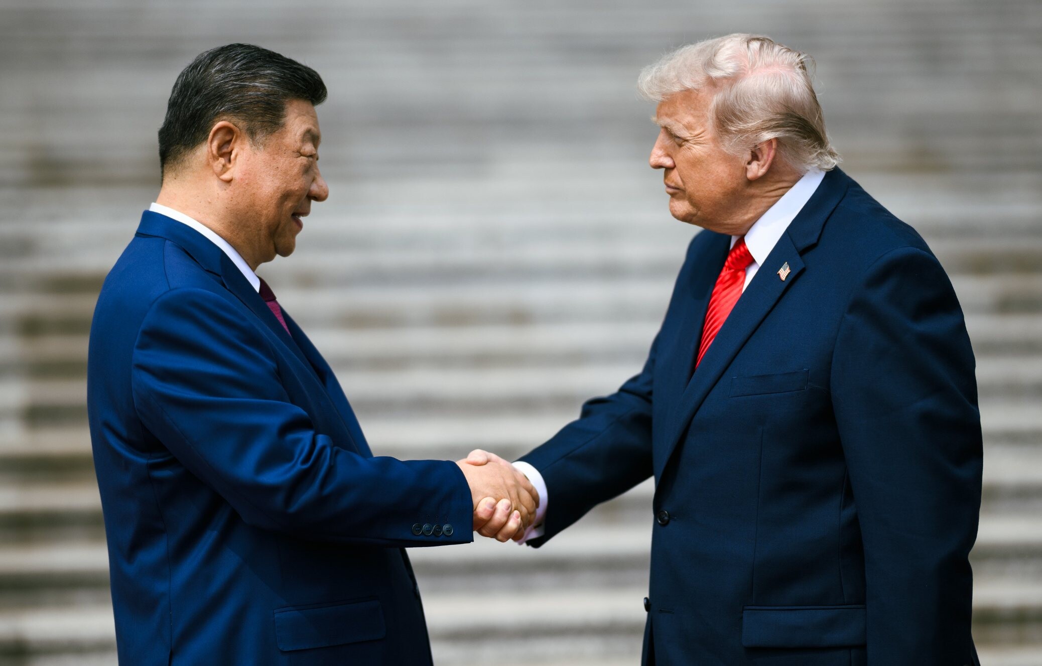 Xi Jinping i Donald Trump u Pekingu, 15. svibnja 2026.