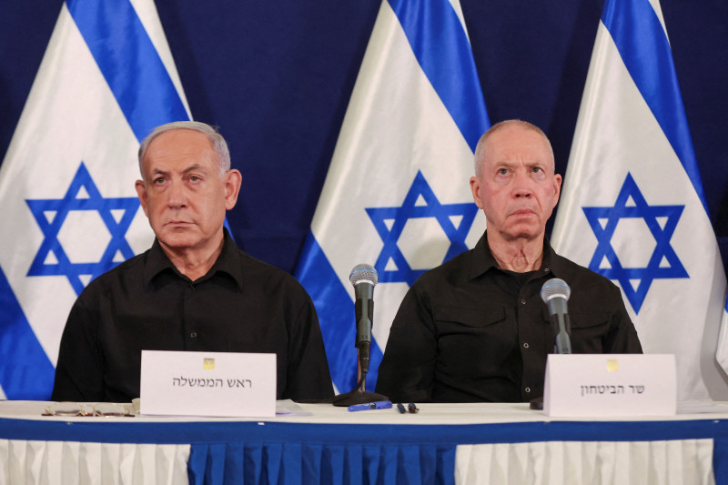 Benjamin Netanyahu i Yoav Gallant (izvor: Reuters/Guliver Image)