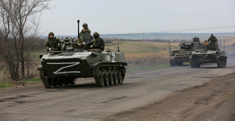 Ruske snage u blizini Mariupolja, 18. travnja 2022. (izvor: AP Photo/Alexei Alexandrov/Guliver Image)