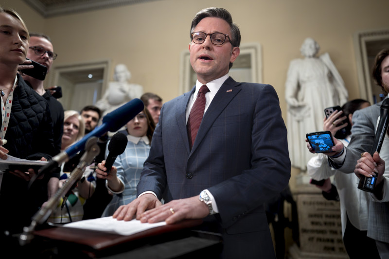 Mike Johnson, predsjednik donjeg doma američkog Kongresa (izvor: AP Photo/J. Scott Applewhite/Guliver Image)