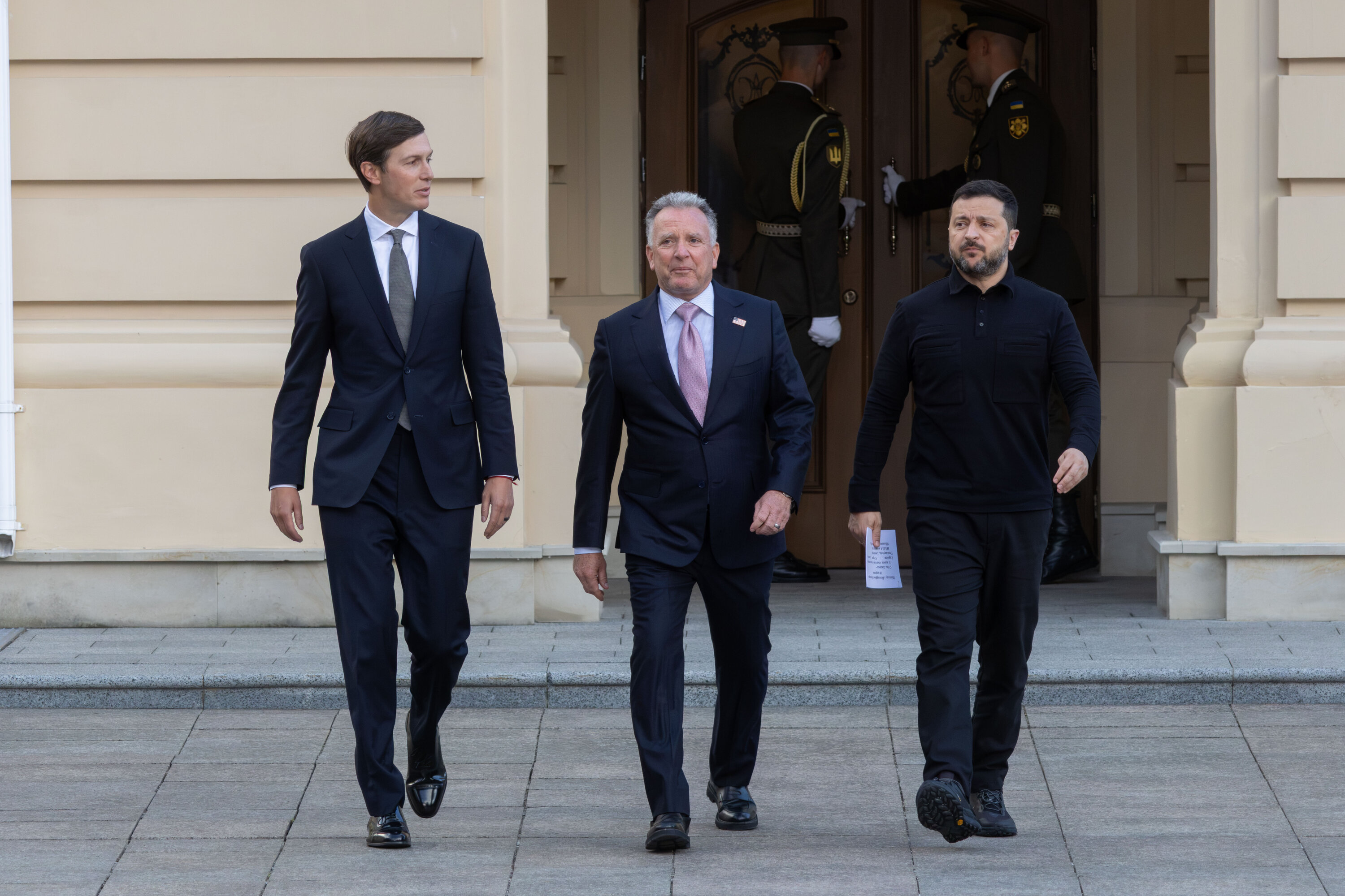 Kushner, Witkoff i Zelenski u Kijevu 8. rujna 2026.