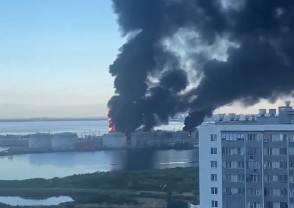 Snimka navodnog napada na Sankt Peterburg 3. lipnja 2026.