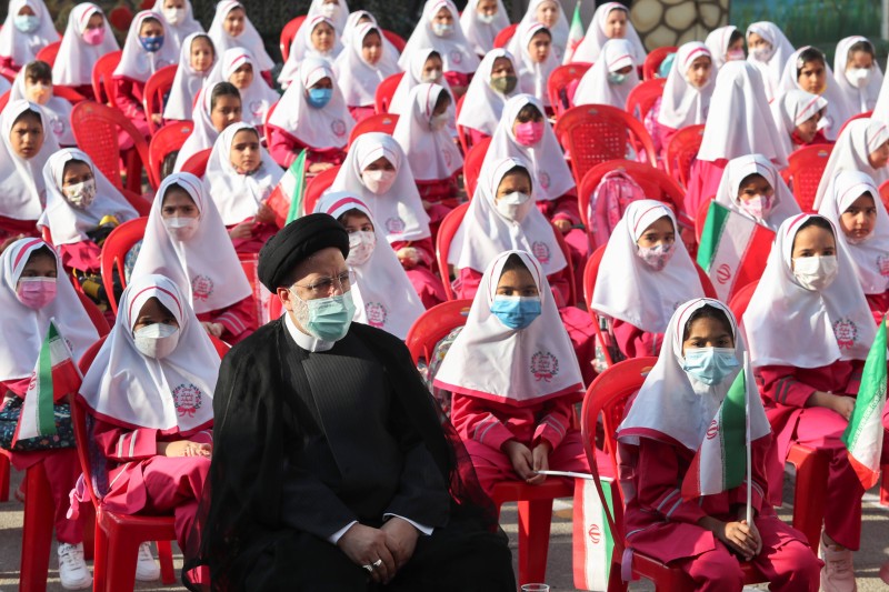 Iranski predsjednik Ebrahim Raisi na ceremoniji početka nove školske godine, 24. rujna 2022. (izvor: Ured iranskog predsjednika / APA Images / Guliver Image)