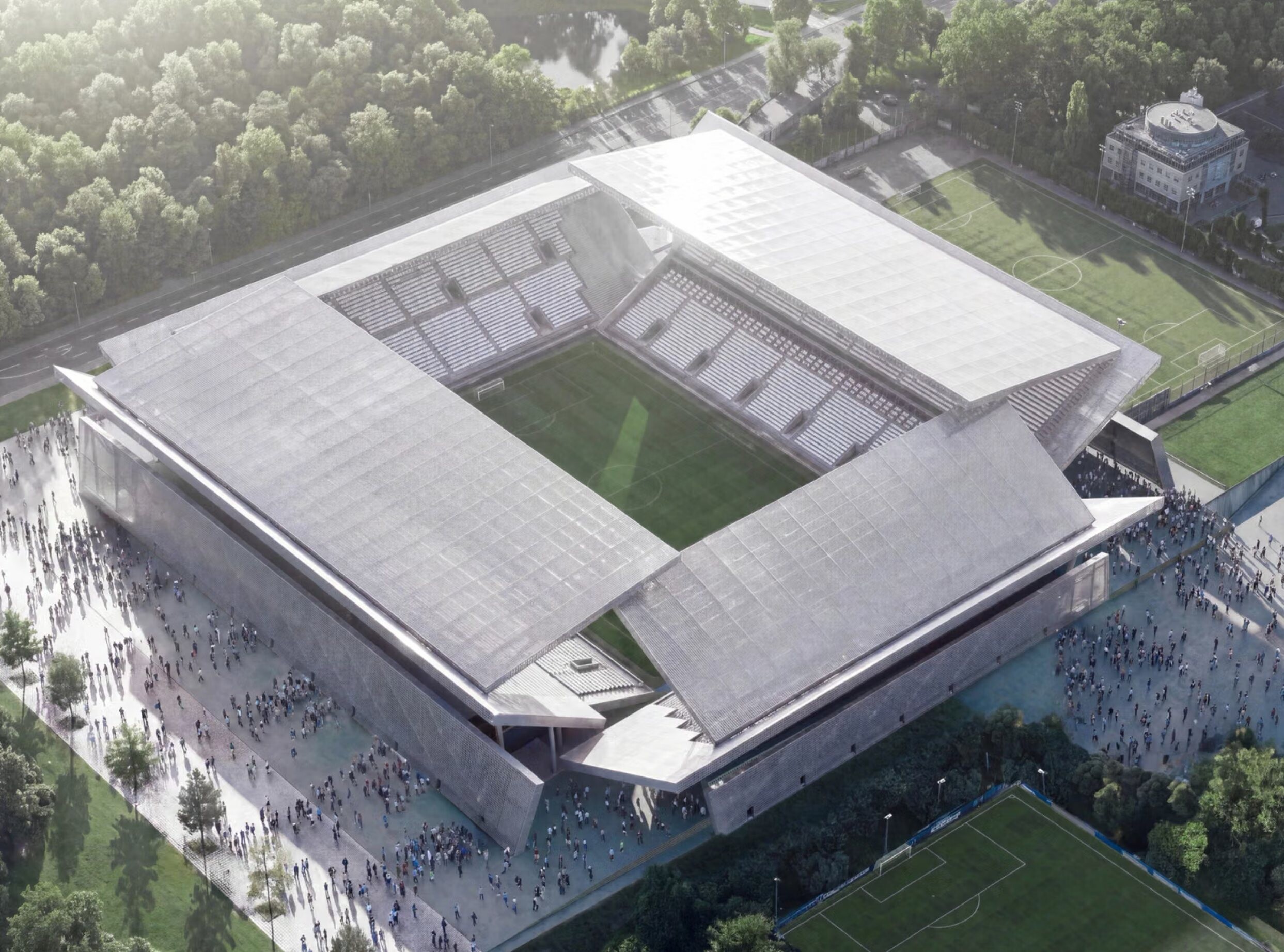 Idejni dizajn novog stadiona u Maksimiru
