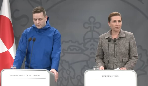 Premijer Grenlanda Jens-Frederik Nielsen i premijerka Danske Mette Frederiksen