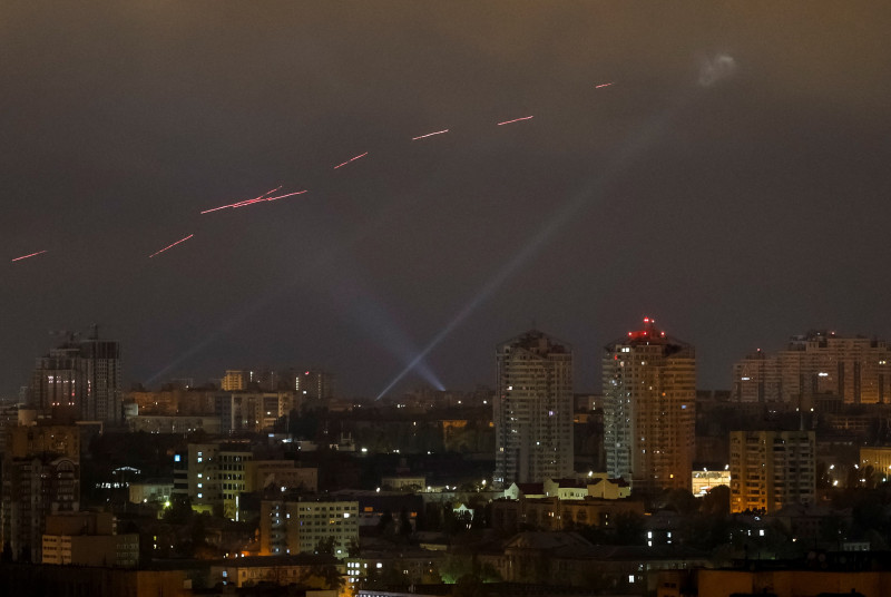 Napad ruskih dronova na Kijev, 31. listopada 2024. (izvor: Gleb Garanich/Reuters/Guliver Image)