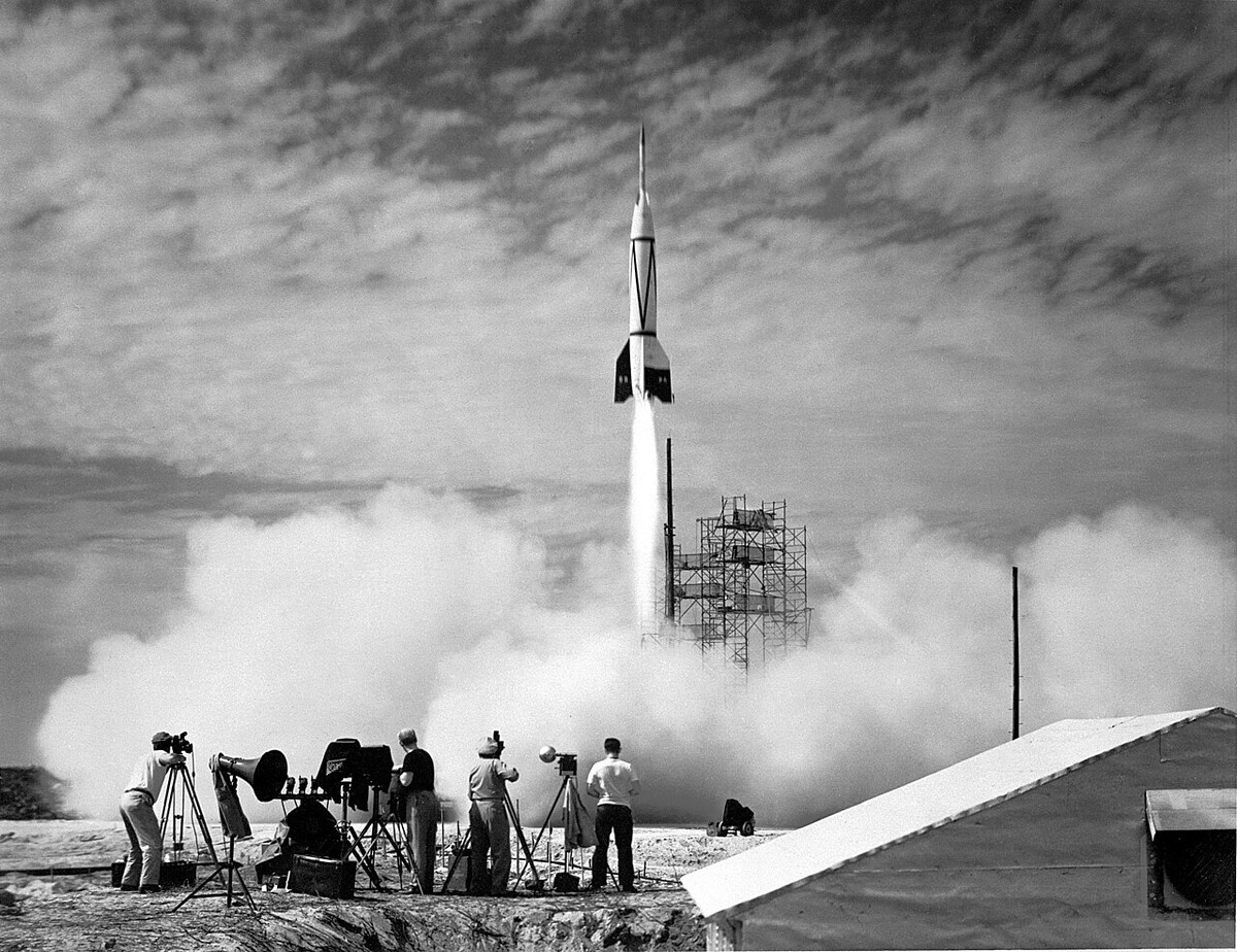 American launch of a rocket variant, the Bumper V-2