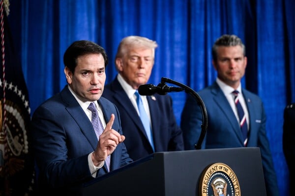 Marco Rubio, Donald Trump i Pete Hegseth