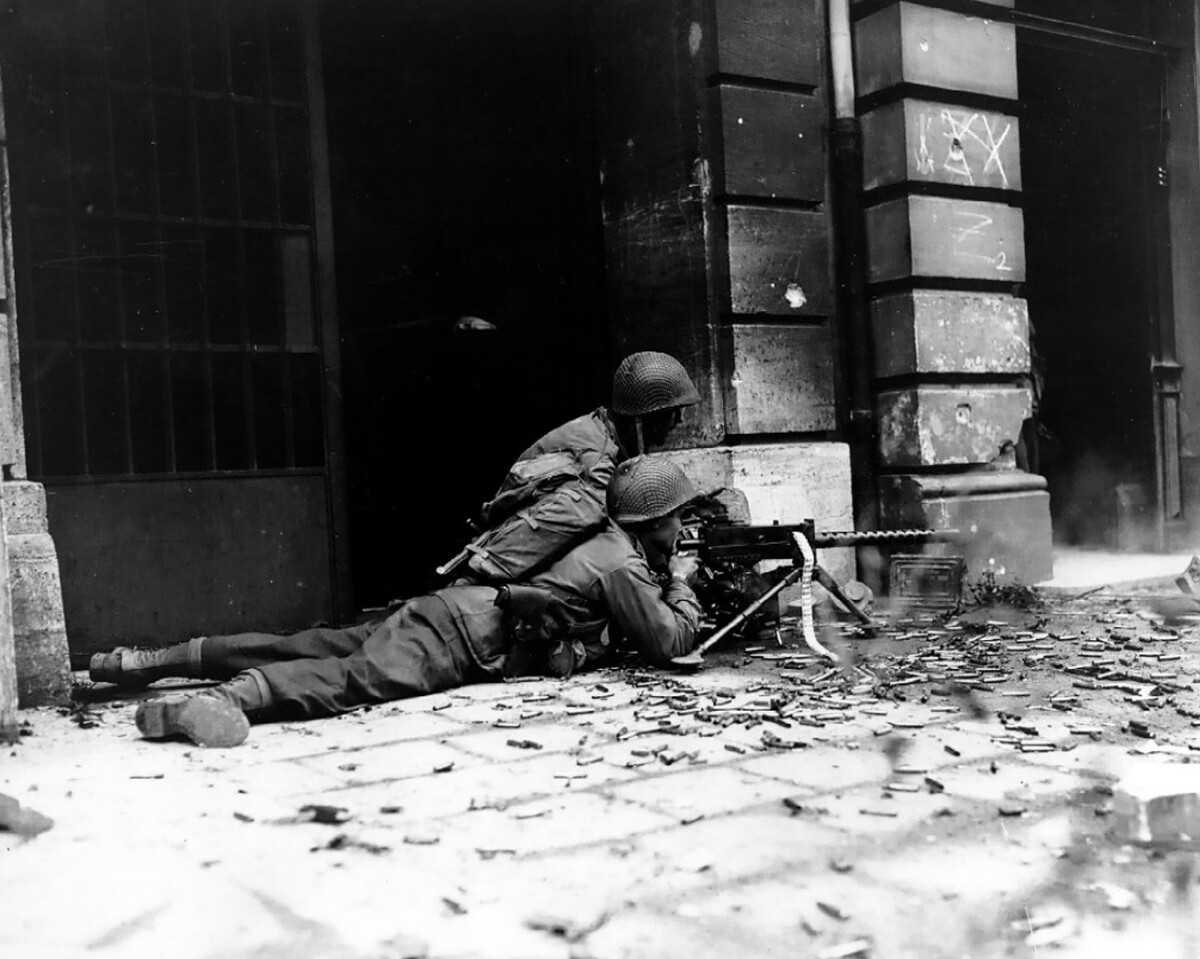 American soldiers in Aachen