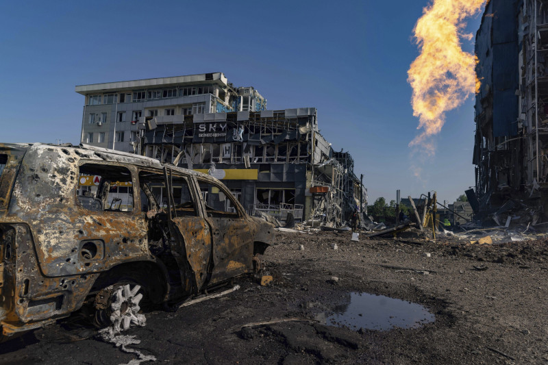 Ruski napad na Harkov, 1. rujna 2024. (izvor: AP Photo/Yevhen Titov/Guliver Image)