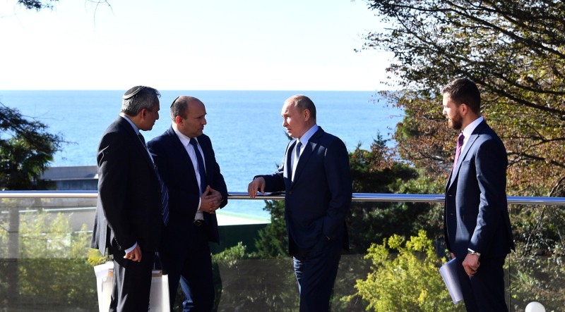 Sastanak Putina i Bennetta, 22. listopada 2021. u Sočiju (izvor: kremlin.ru)