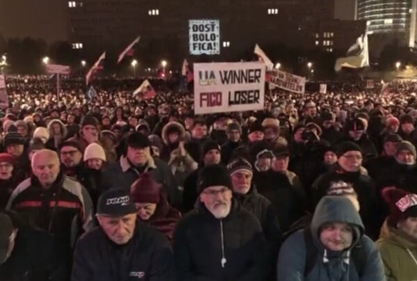 Prosvjedi u Bratislavi