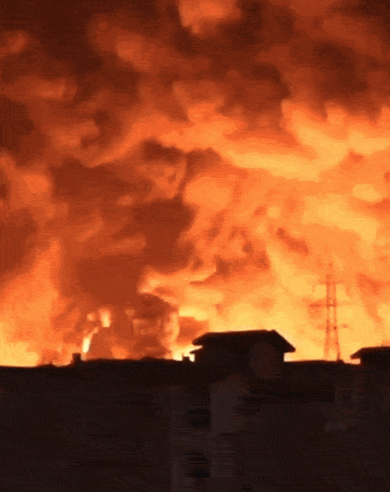 Eksplozije nakon udara