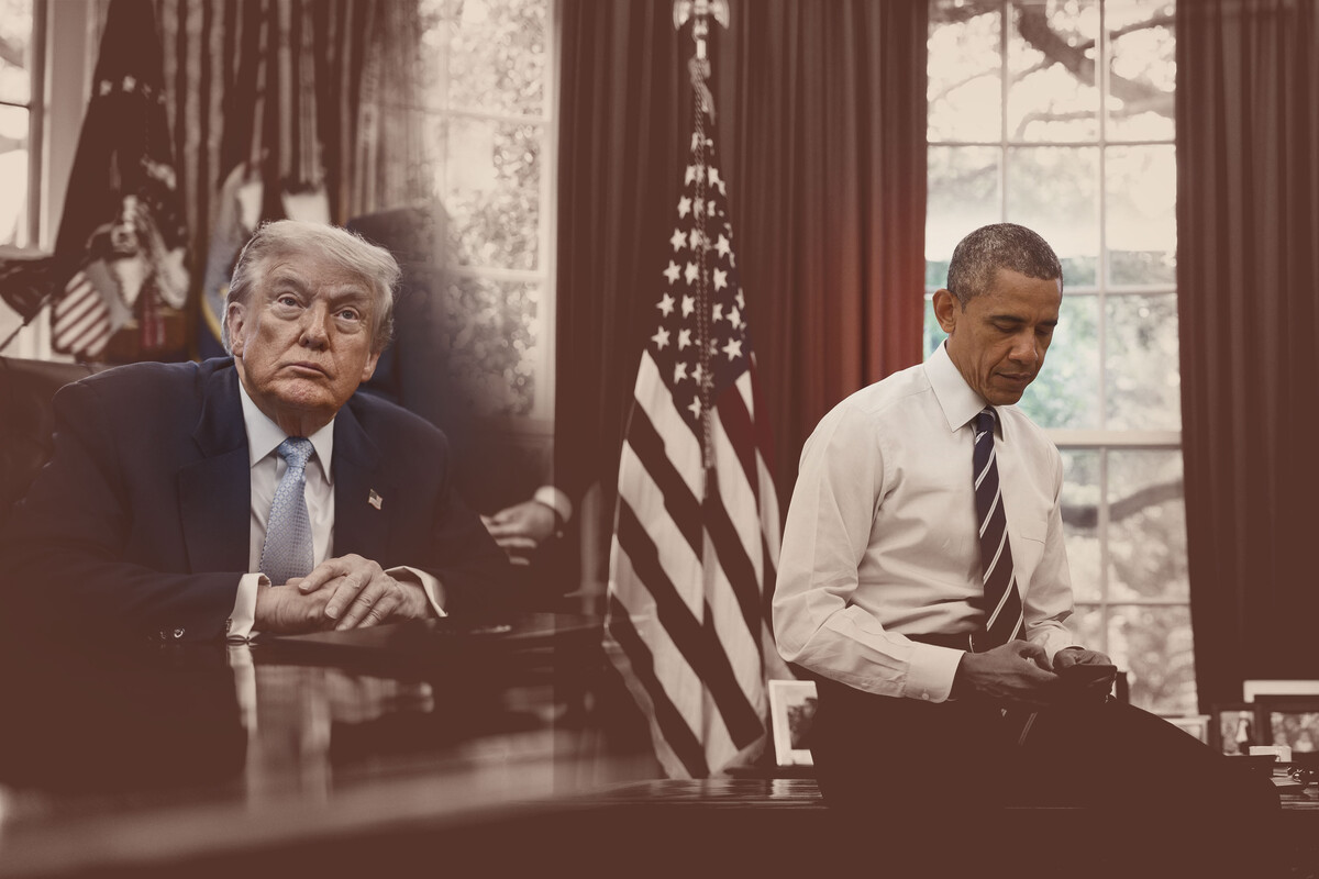 Ilustracija: Trump i Obama