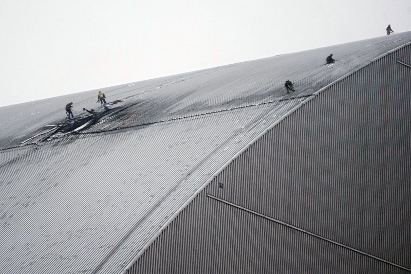 Nakon udara, 14. veljače 2025. (izvor: AP Photo/Efrem Lukatsky/Guliver Image)