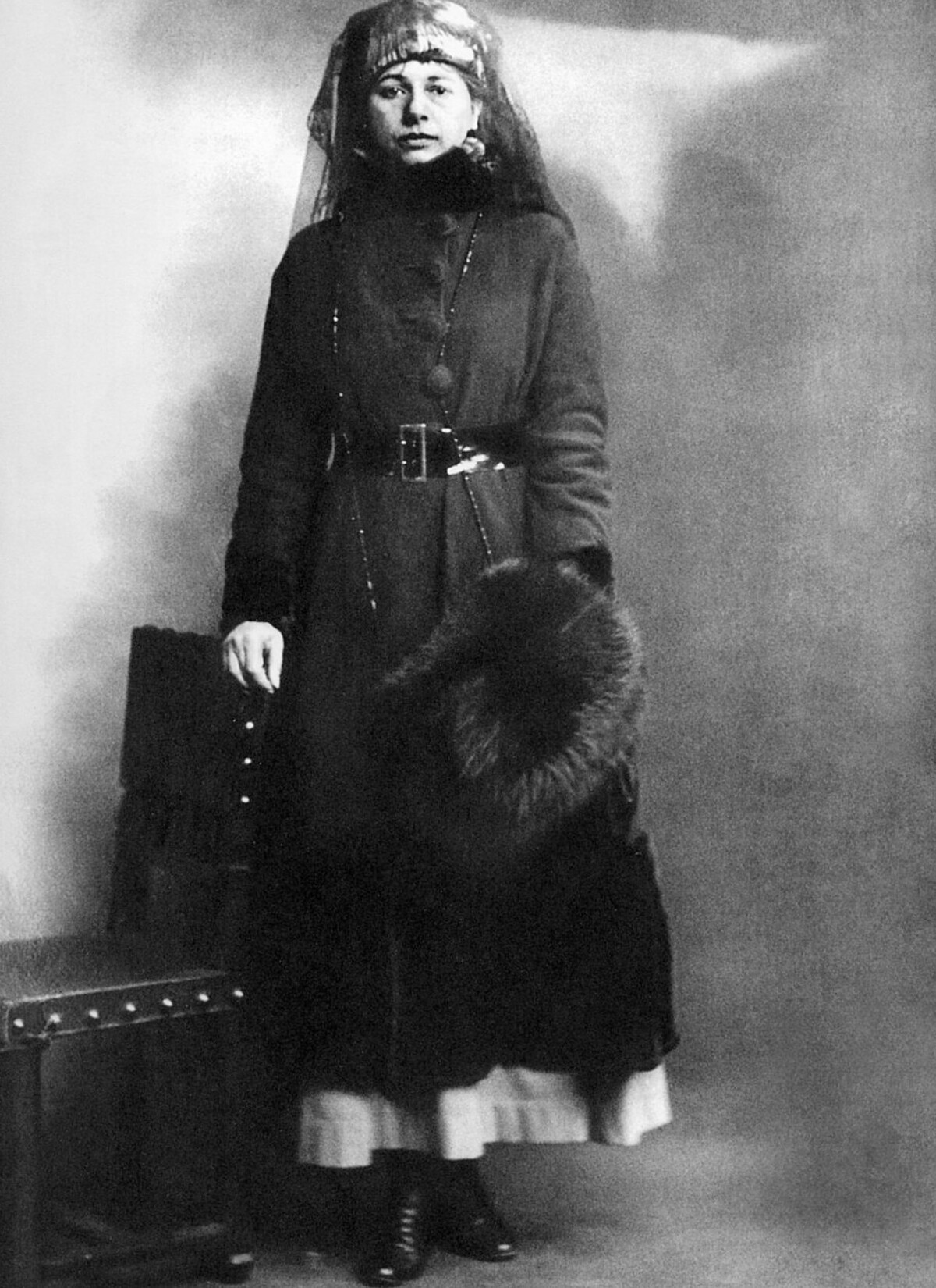 Mata Hari on the day of her arrest in 1917