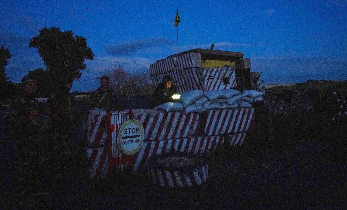 Ukrajinska vojska na straži, regija Donjeck, 22. srpnja 2022. (AP Photo/Nariman El-Mofty/Guliver Image)