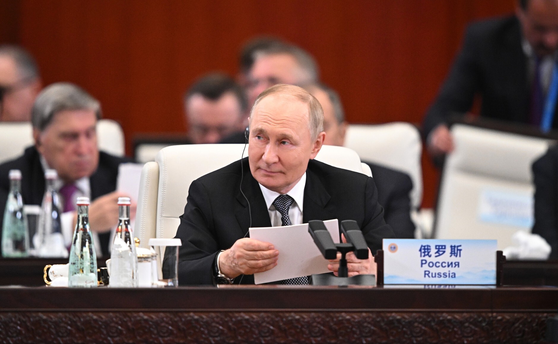 Vladimir Putin na SCO summitu 2025.
