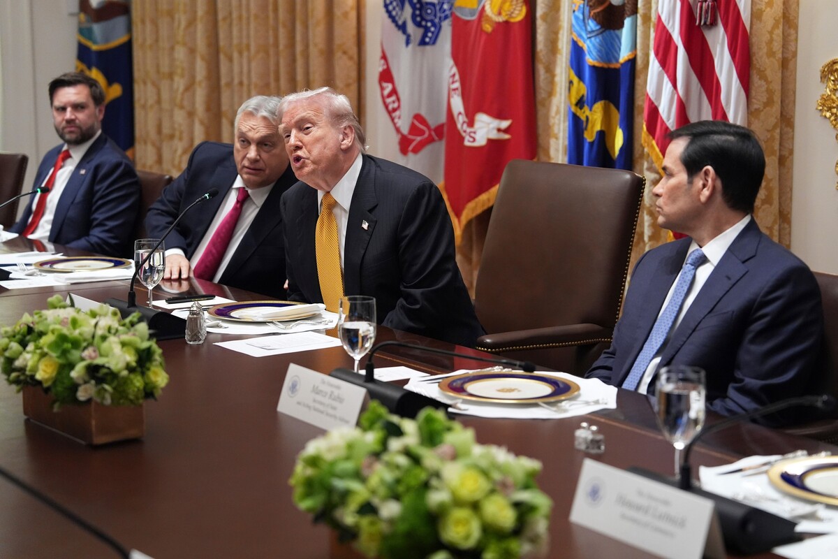 JD Vance, Viktor Orban, Donald Trump, Marco Rubio - sastanak u Bijeloj kući, 7. studenog 2025.