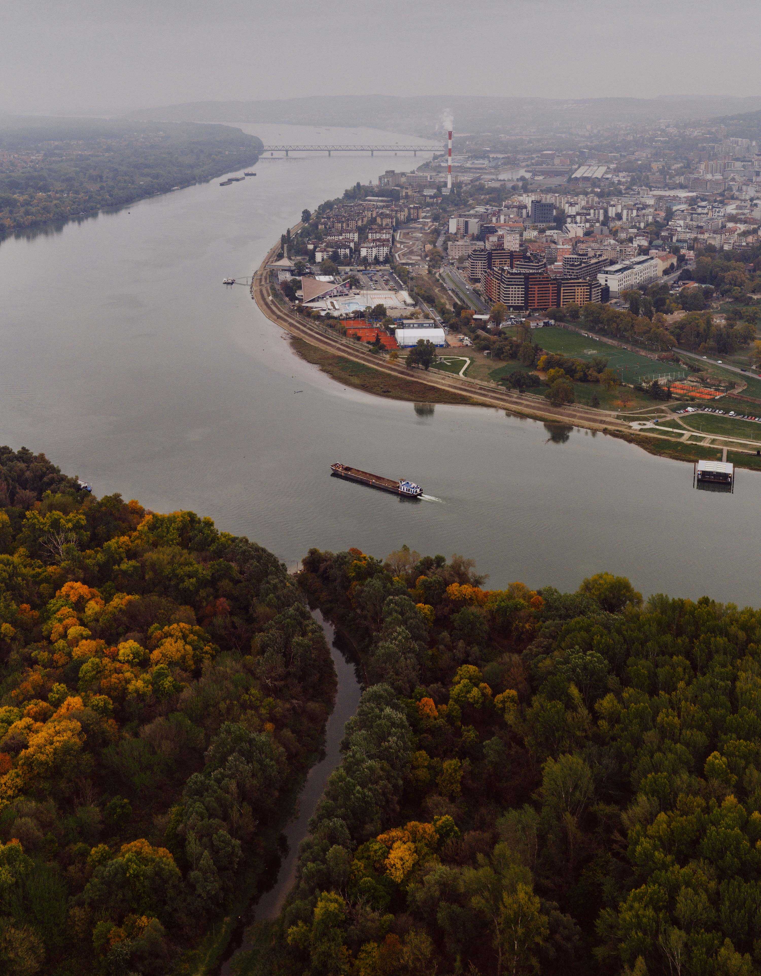 Pogled na Dunav iz Beograda