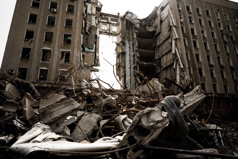 Scene iz grada Mikolajiva, 14. travnja 2022. (izvor: Imago Lifestyle/Vincenzo Circosta/Guliver Image)