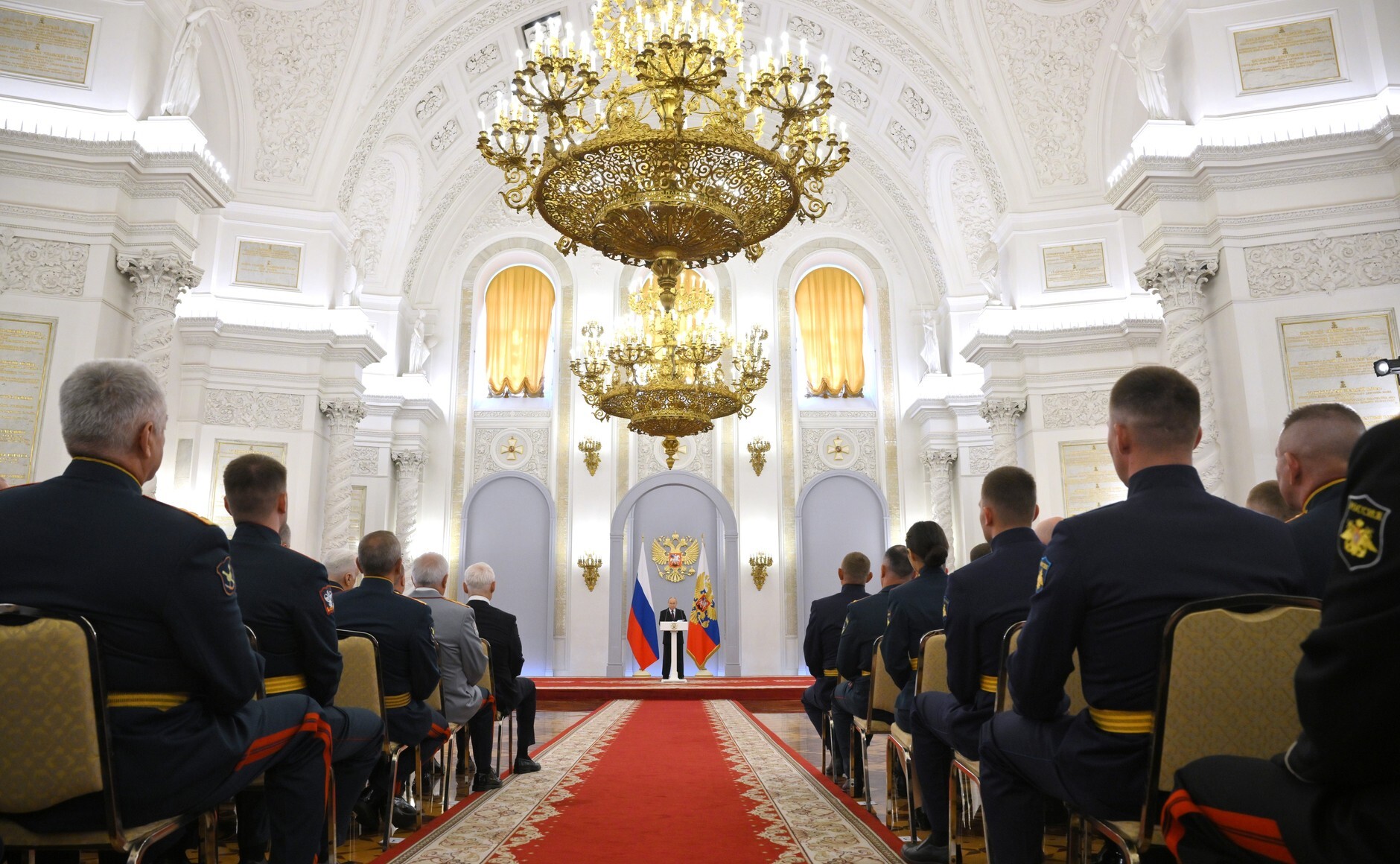 Putin drži govor pred vojnim diplomantima, 23. lipnja 2026.