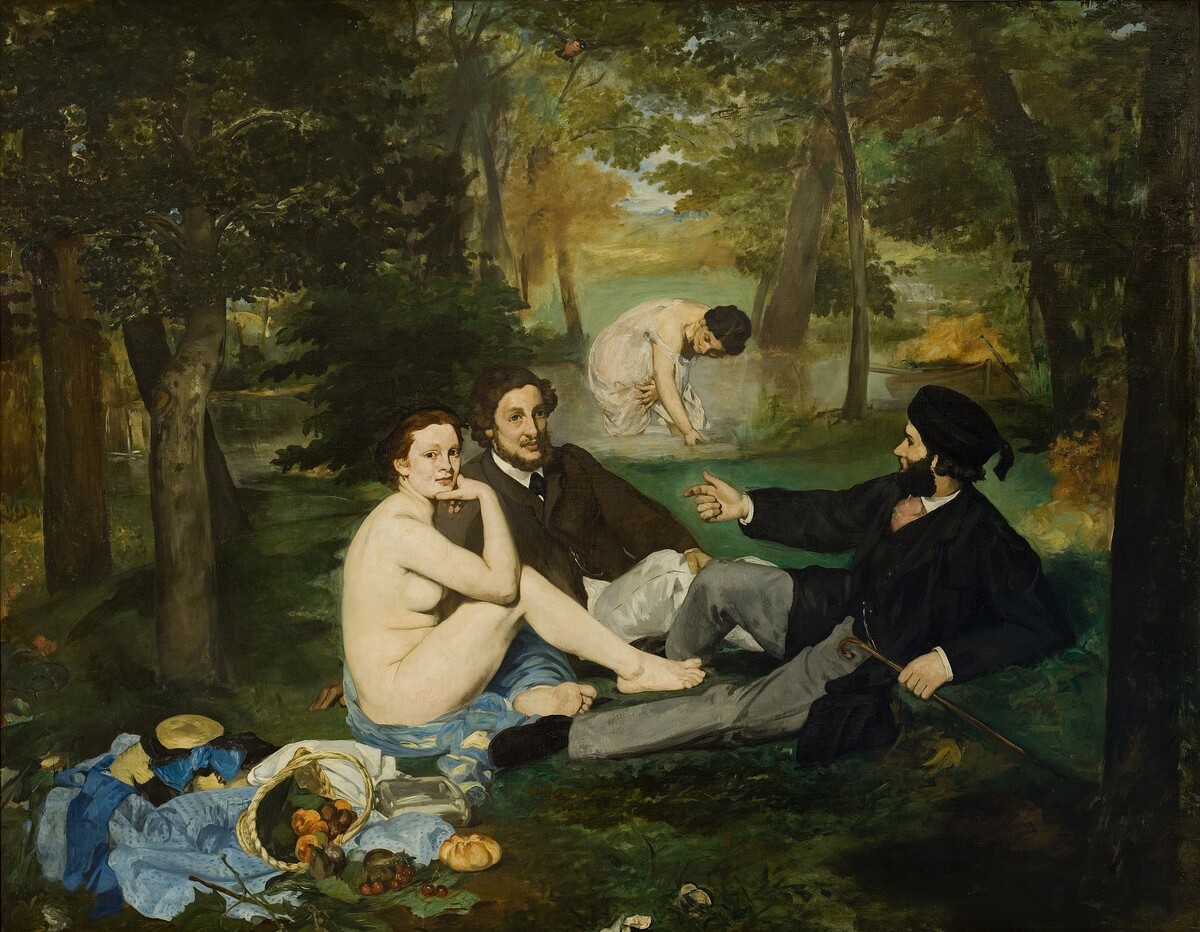 Edouard Manet - \"Ručak na travi\" (1863.)