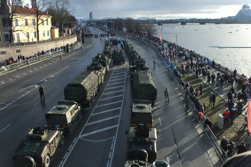 NATO vojna parada u Rigi 2018. godine (izvor: Victor Lisitsyn / Imago Lifestyle / Guliver Image)