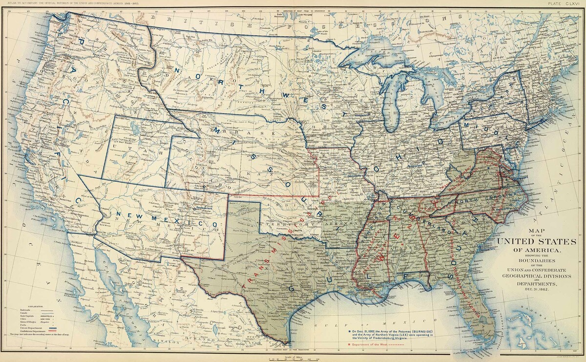 America in 1862