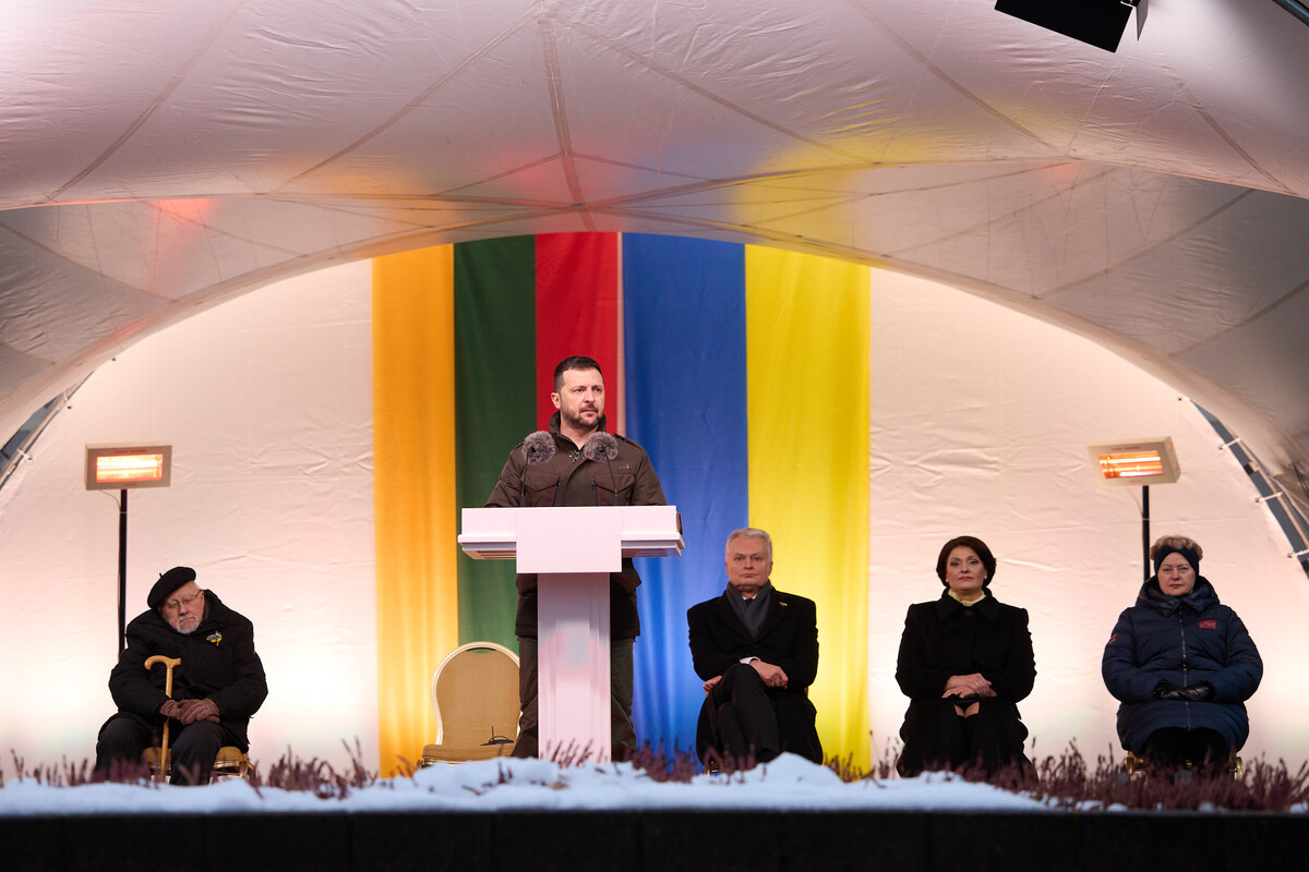 Zelenski u Vilniusu, 9. siječnja 2024. (izvor: ured ukrajinskog predsjednika)