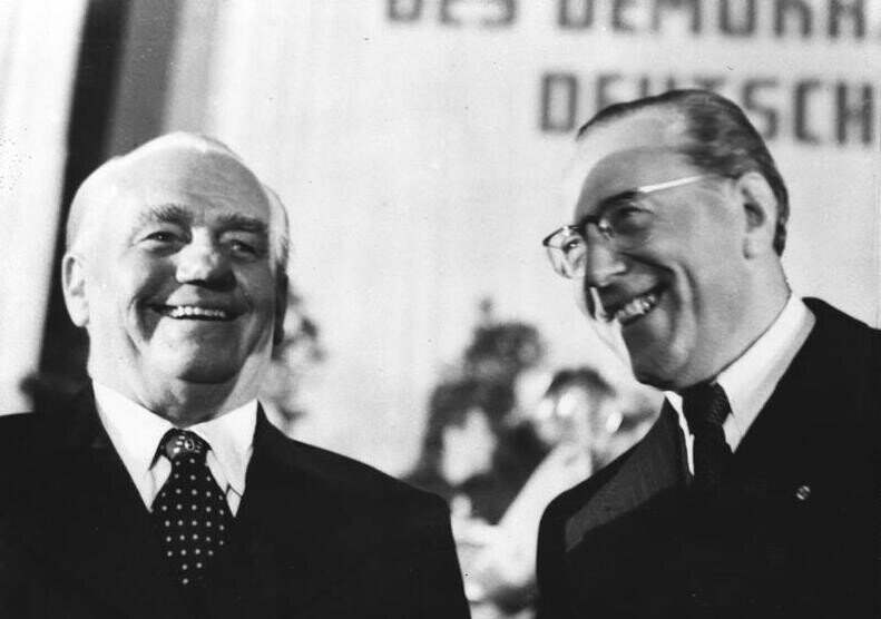 Wilhelm Pieck and Otto Grotewohl