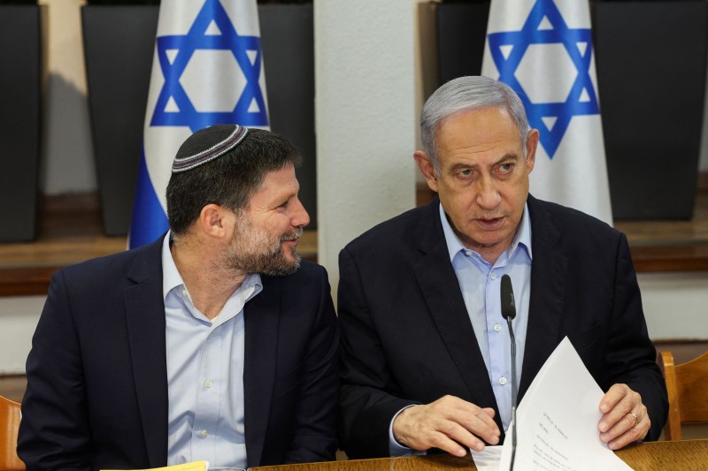 Bezalel Smotrich i Benjamin Netanyahu (izvor: Reuters / Guliver Image)