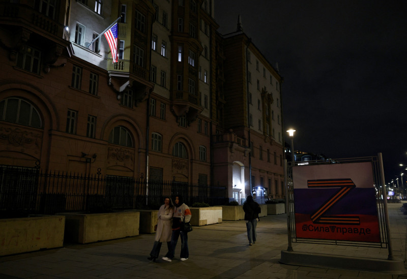 Zgrada američke ambasade u Moskvi (izvor: Yulia Morozova/Reuters/Guliver Image)