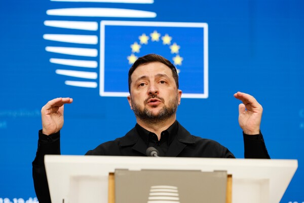 Zelenski drži govor u Bruxellesu, 18. prosinca 2025.